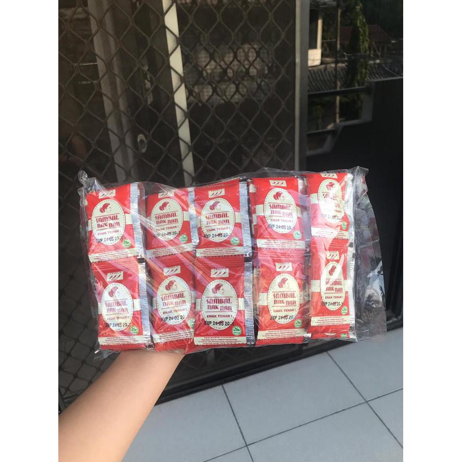 

SAMBAL NAKNAN SACHET ISI 50 SACHETS/PACK