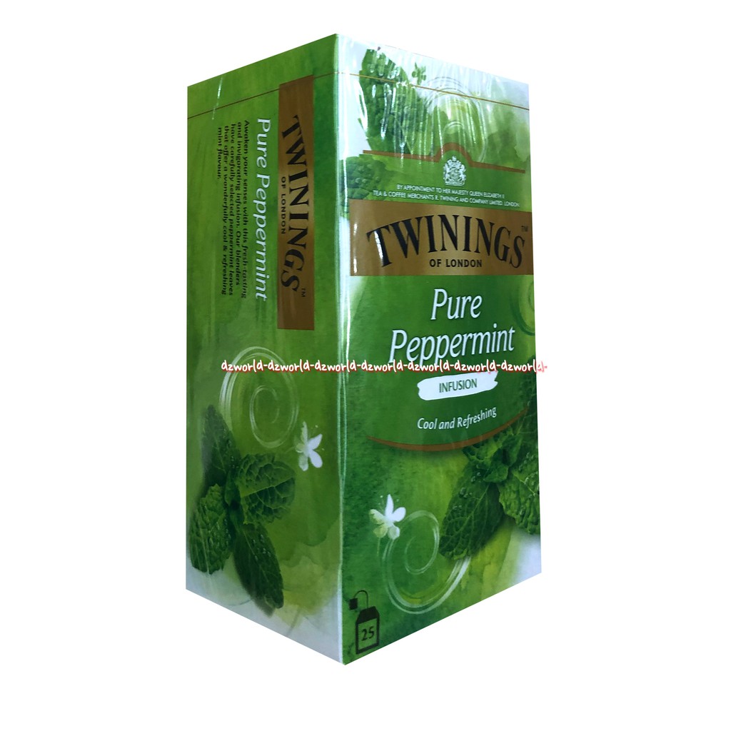 Twinings Pure Peppermint Infusion25bag Cool And Refreshing Teh Herbal Twining Import Teh Rasa Miny Twinning