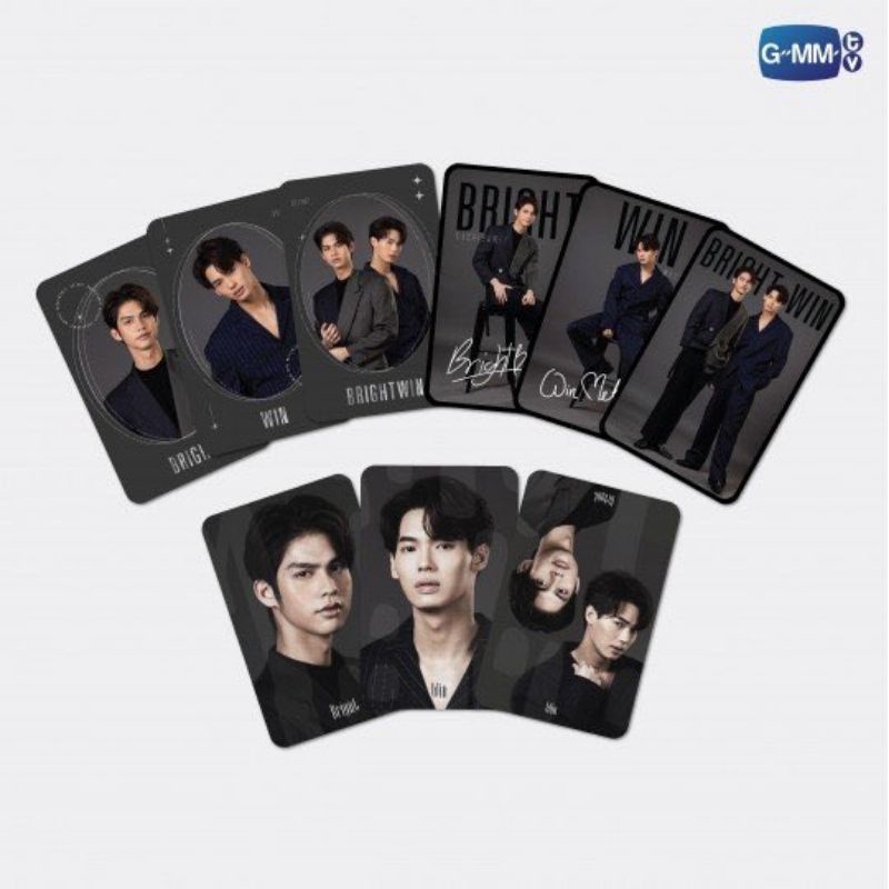 BRIGHTWIN PC SIGNATURE PLAYING CARD JAPAN EXHIBITION GMMTV WINFINITY BDC 2GETHER POSTCARD