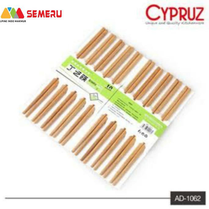 CYPRUZ Sumpit Kayu Set AD 1062
