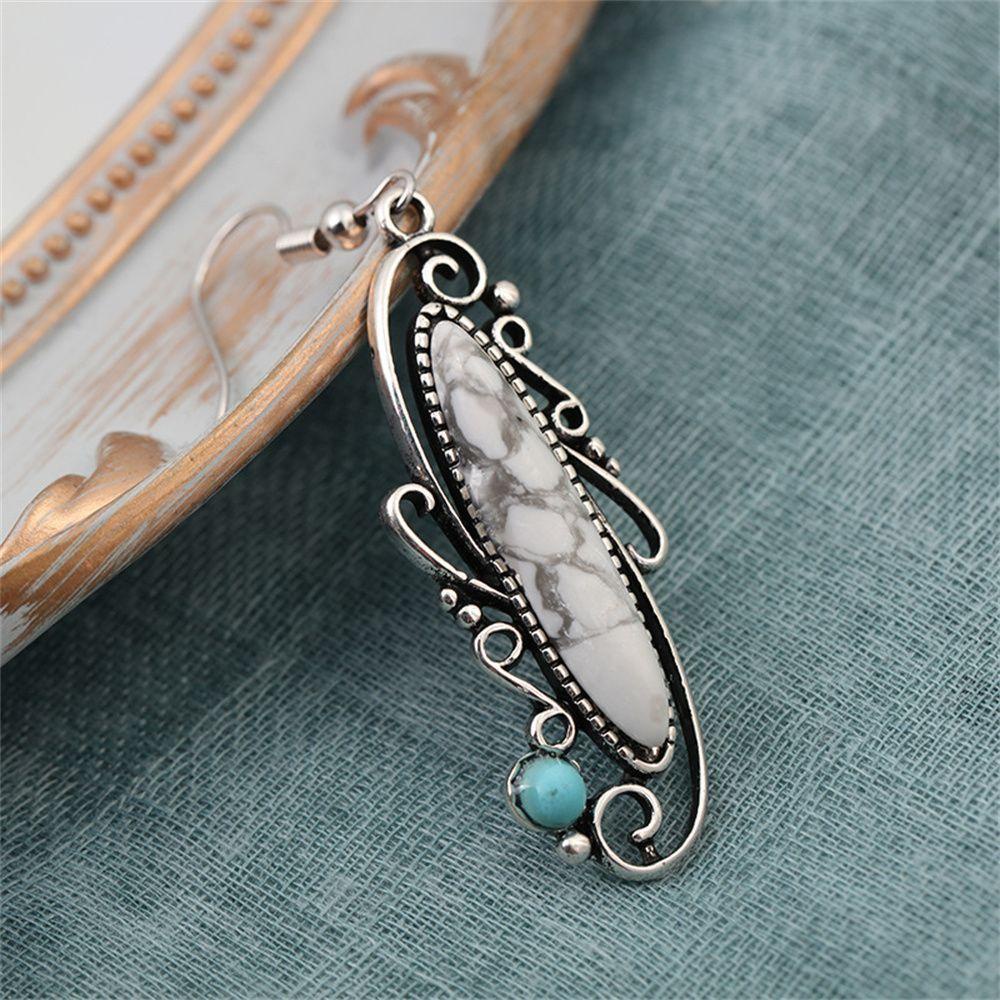 Nanas Retro Anting Wanita Gadis Perhiasan Hadiah Logam Telinga Menjuntai
