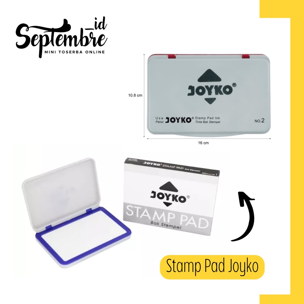 

Stamp Pad Ink Joyko No.2 Bak Stempel Bantalan Stempel Joyko