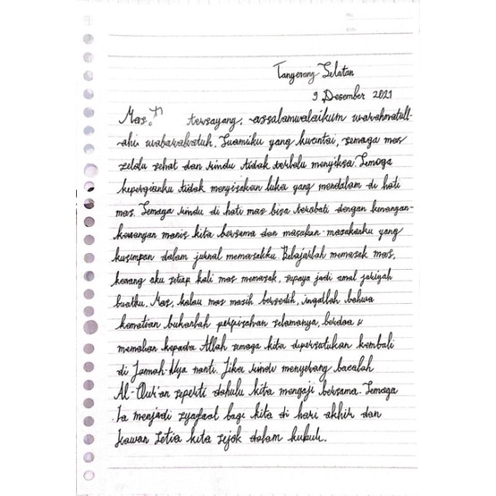 

Surat Personal tulis tangan
