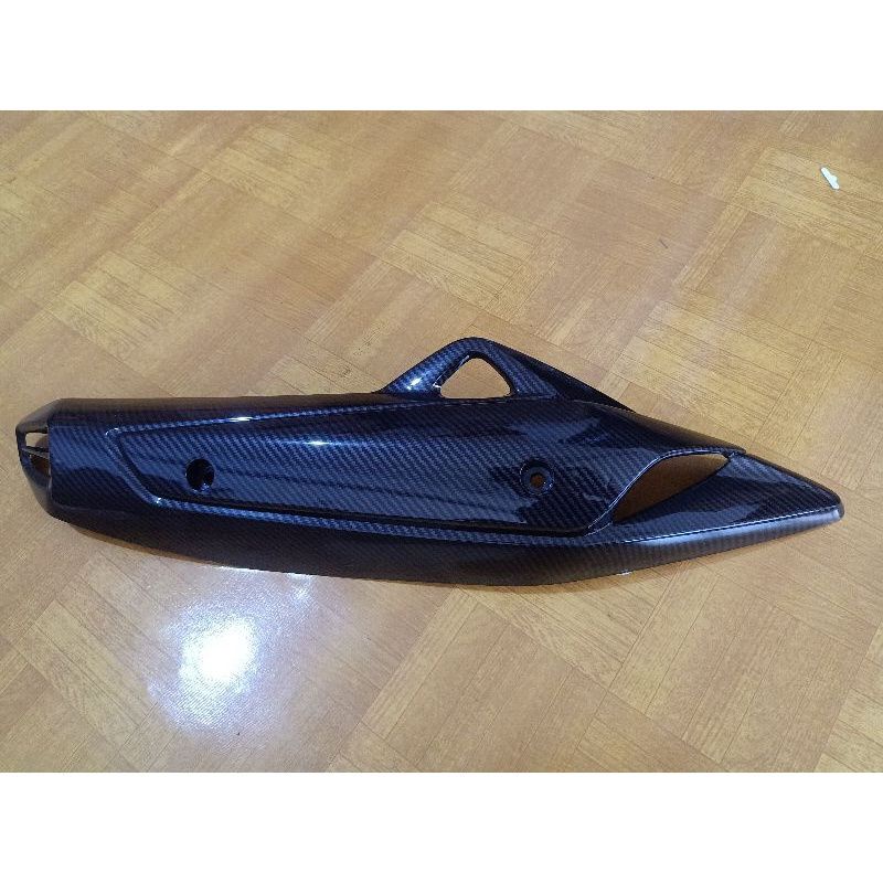 tutup cover pelindung kenalpot nmax old carbon