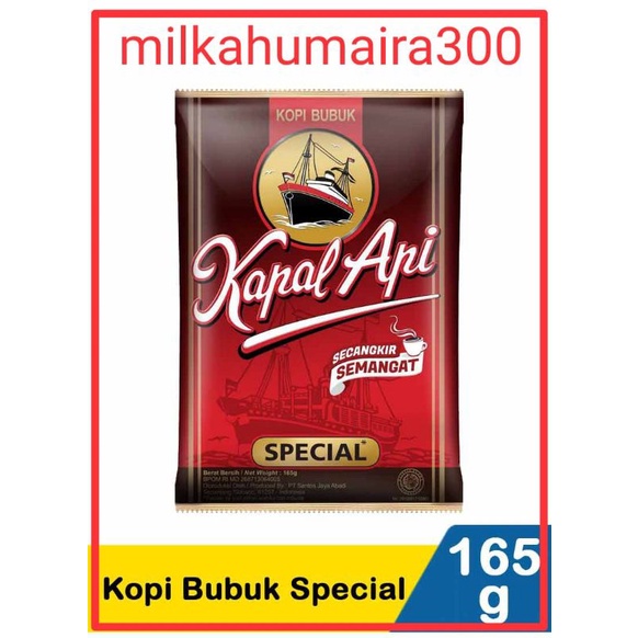 

KOPI KAPAL API 165 GRAM KOPI BUBUK TANPA GULA