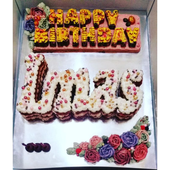 

Custome cake/letter cake-name/birthday cake-JKT