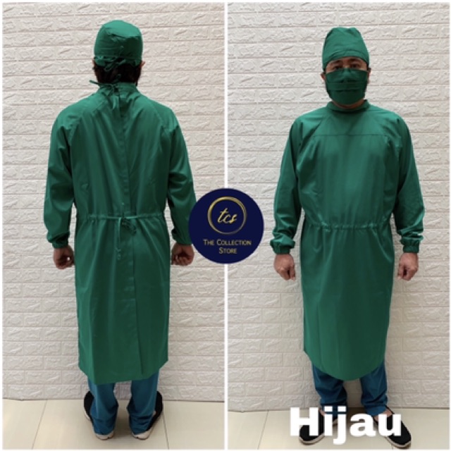 JUBAH SURGICAL GOWN OK MEDELLIN / JUBAH OPRASI APD BAJU OK ALL SIZE