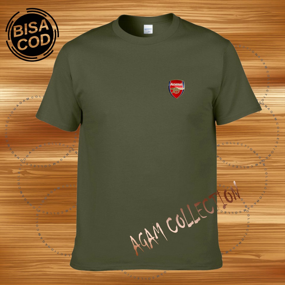 Agam Collection Baju Kaos Distro Logo FC 2 Text Printing Lengan Pendek  Premium Quality