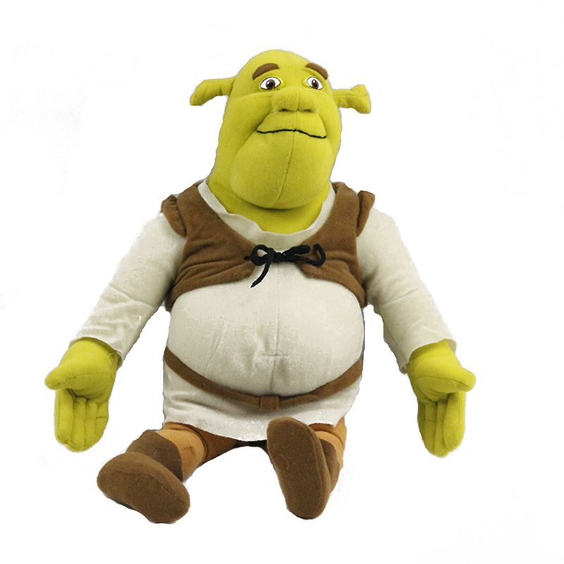 Plush Shrek Boneka Besar Stuffed Toy Shrek Ogre 40cm Bantal Lembut Hadiah Mainan Anak