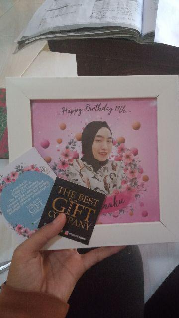 Super Pop Frame (bingkai/frame 32x42cm  (desaign Gambar Digital + Softfile) Kado Wedding,bday,dll)