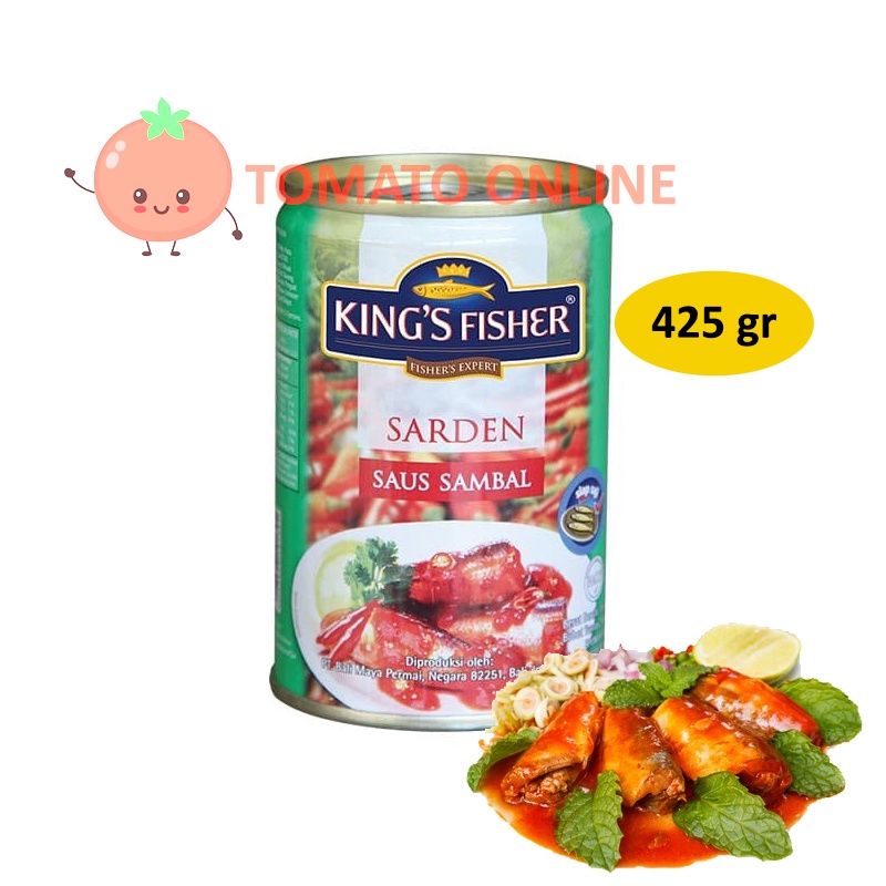 King's King Fisher / Sarden Saos Saus Sambal / 425 gram gr G / 425gr