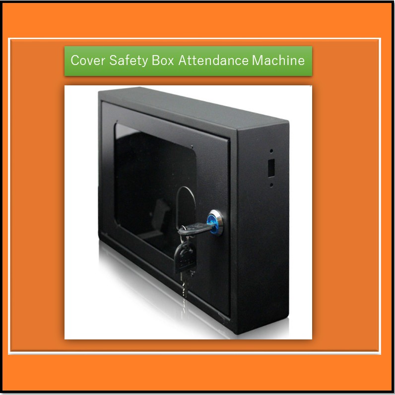 Box metal mesin absensi solution X100C/ safety box mesin fingerprint / cover box mesin absensi bukan mika acrylic