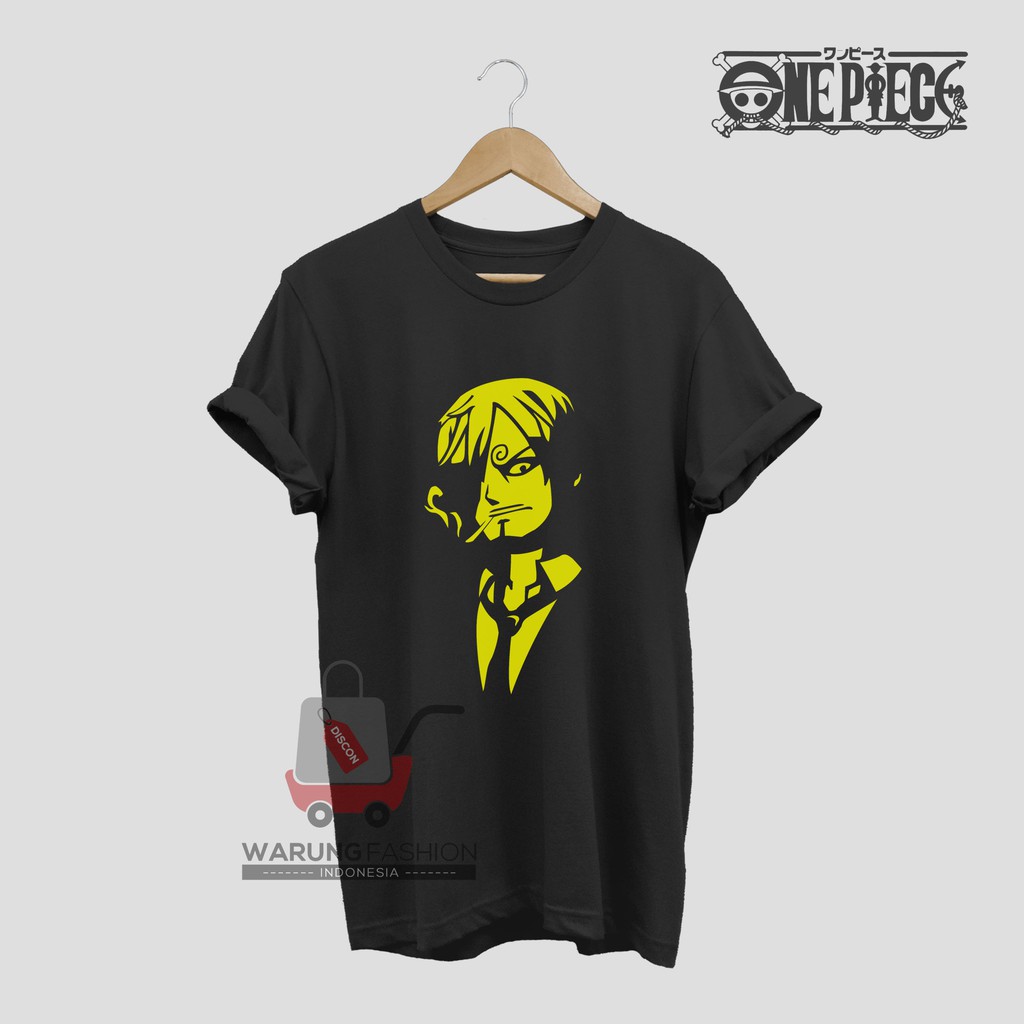 Kaos Anime One Piece Sanji Luffy Zoro Sanji Law Ace Big Zise M L