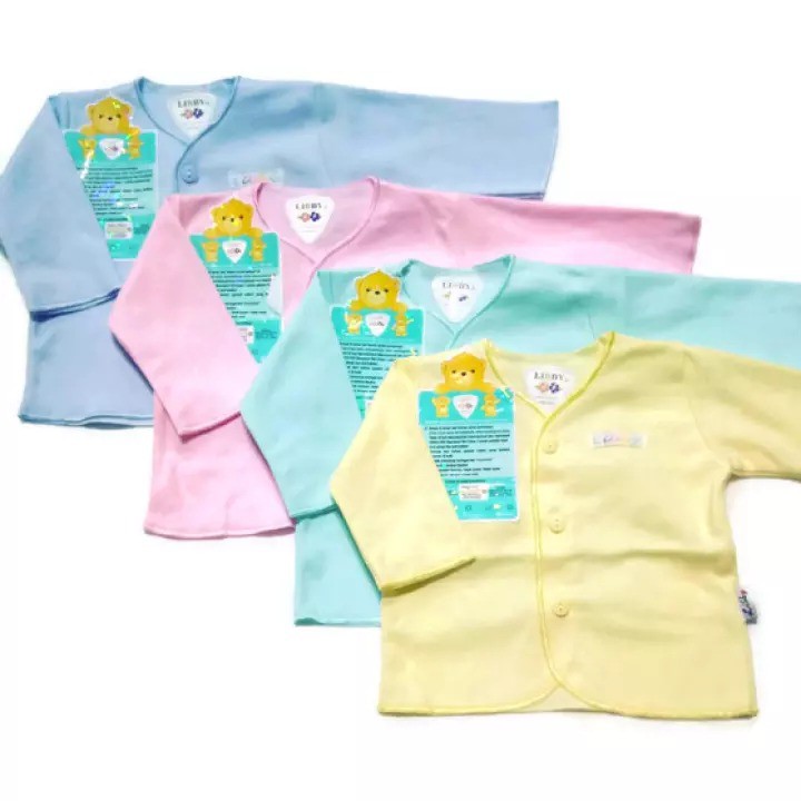 BAJU PANJANG LIBBY POLOS NEWBORN