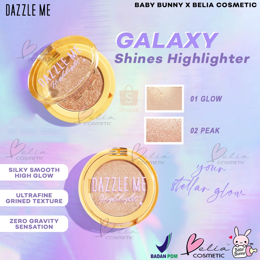 ❤ BELIA ❤ DAZZLE ME Galaxy Shines Highlight | Silky Smooth High Glow Highlighter | BPOM