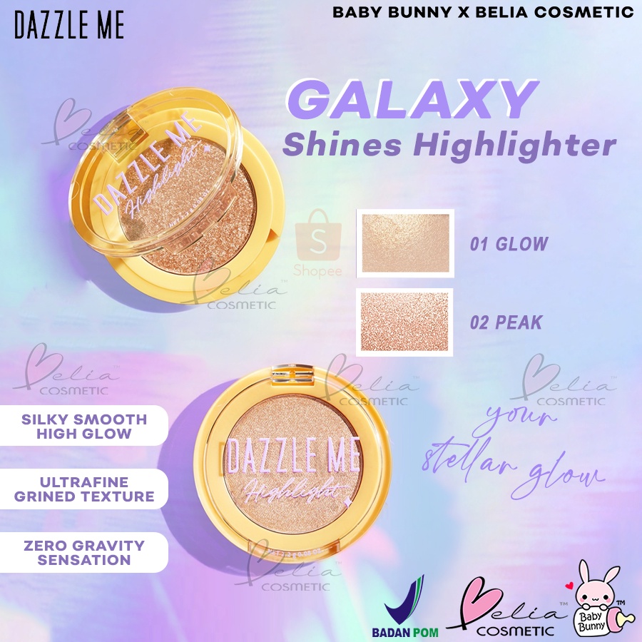 ❤ BELIA ❤ DAZZLE ME Galaxy Shines Highlight | Silky Smooth High Glow Highlighter | BPOM