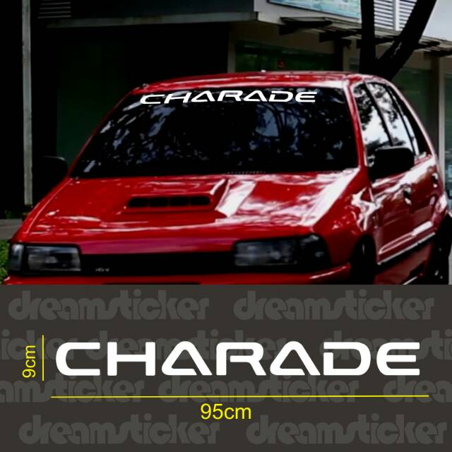 Sticker Stiker Kaca Depan Mobil Daihatsu Charade Windshield Shopee Indonesia