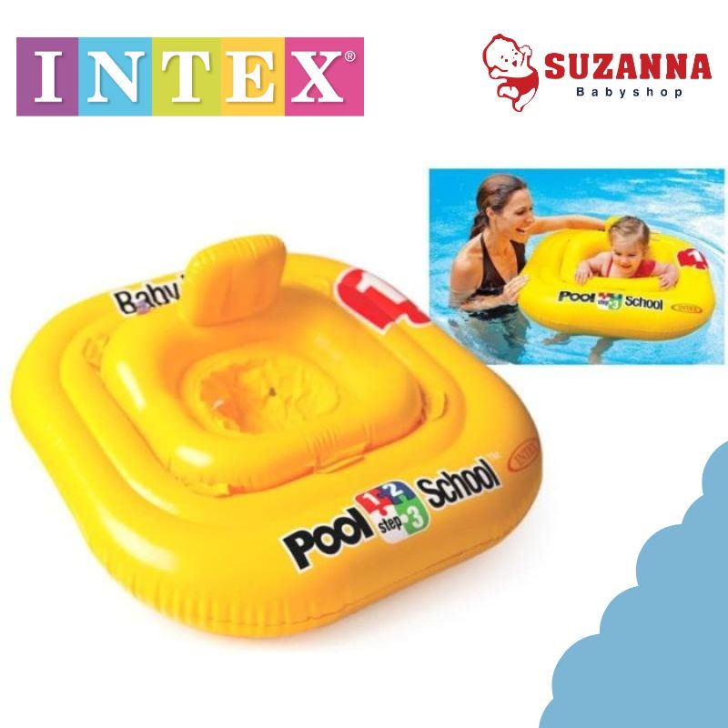 Intex Pelampung Bayi Deluxe Baby Float Pool Size S 56587