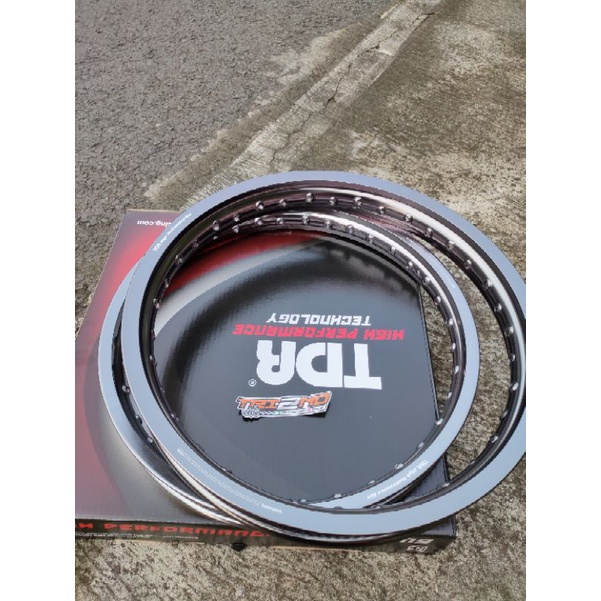 Velg TDR Titanium brown 160 185 ring 17 pelg velg peleh TDR 160 185 brown ring 17