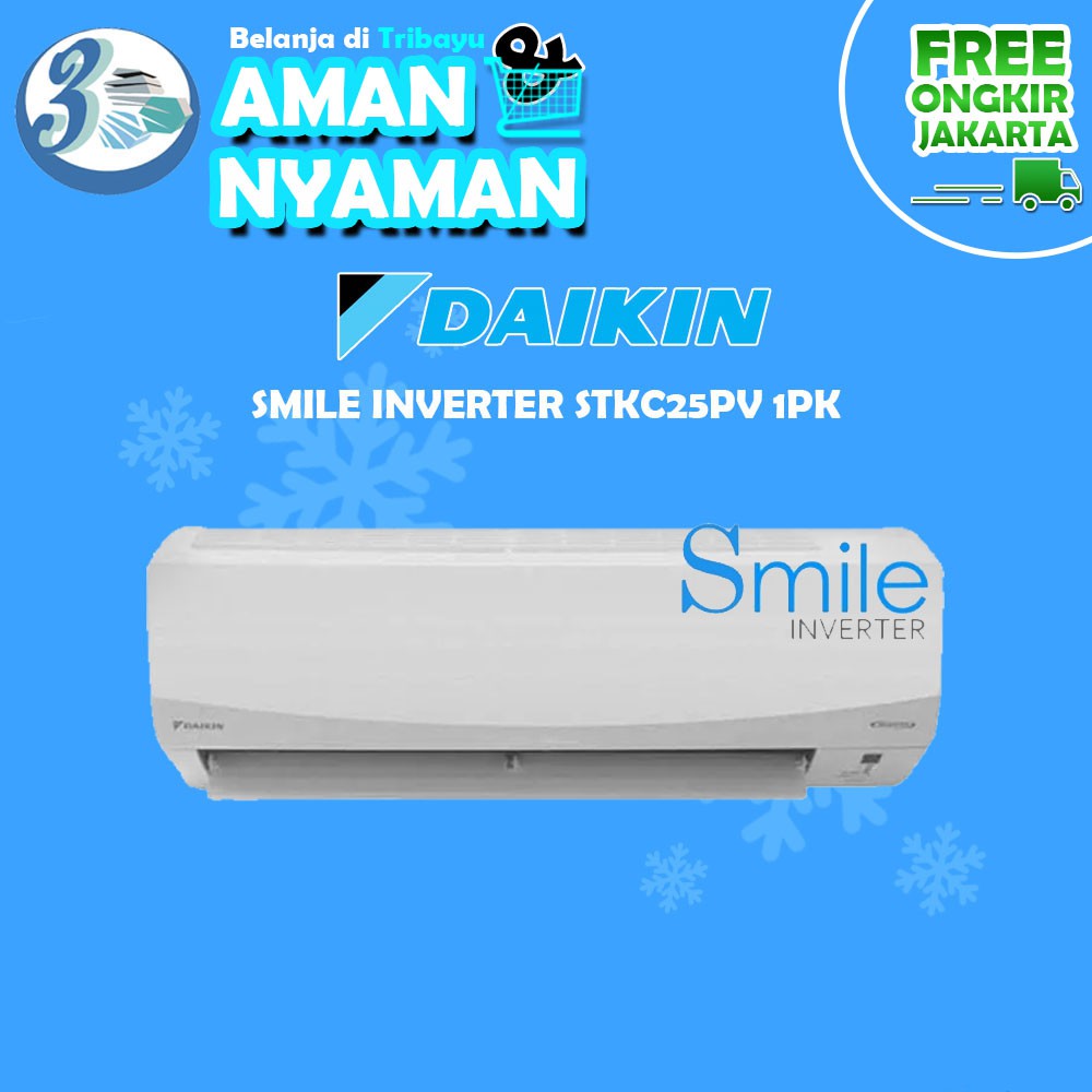 AC Split 1pk DAIKIN SMILE Standart Inverter STKC25QV Wi-Fi R32