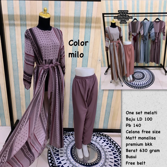 BISA COD / ONE SET MELATI