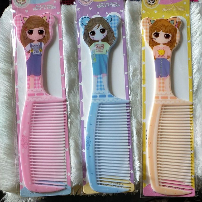 SISIR GAGANG MOTIF KEPALA/ SISIR GAGANG BESAR KARAKTER MOTIF KEPALA PER PCS RANDOM