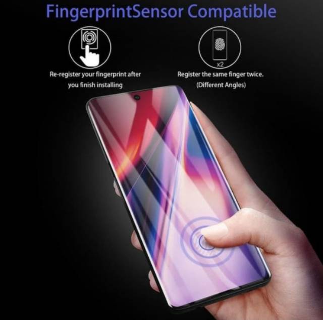 Nano Liquid UV Light Curved Tempered Glass Samsung S20 S20 Plus S20 ULTRA anti gores screen guard