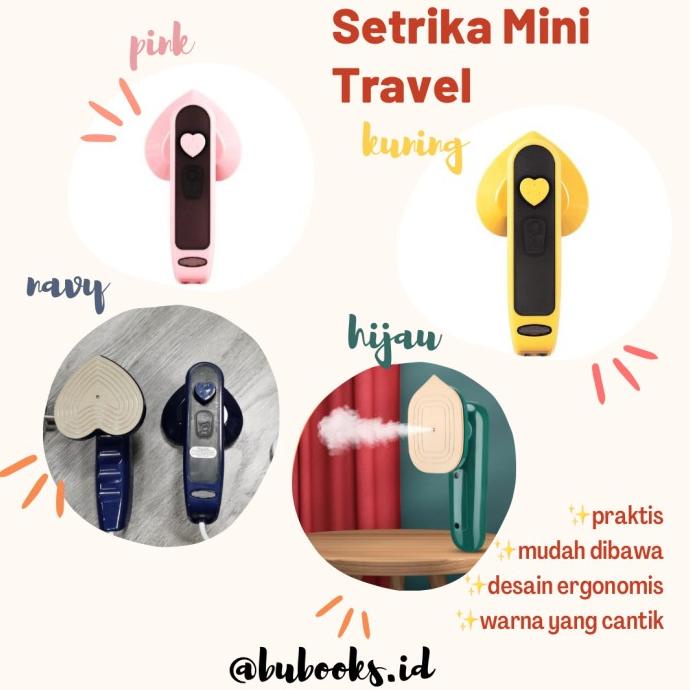 Setrika Mini Travel / setrika travelling portable/ mini iron portable