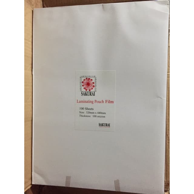 

promo kualitas Plastik laminating SAKURAI A3 320mmx440mm 100micron murah keren terbatas