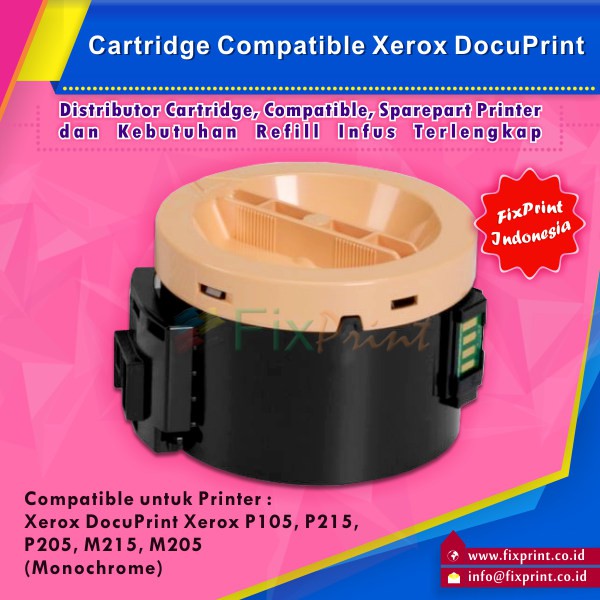 Cartridge Toner Compatible Xerox P105 P215 P205 M215 M205 Monochrome FPJNew3354