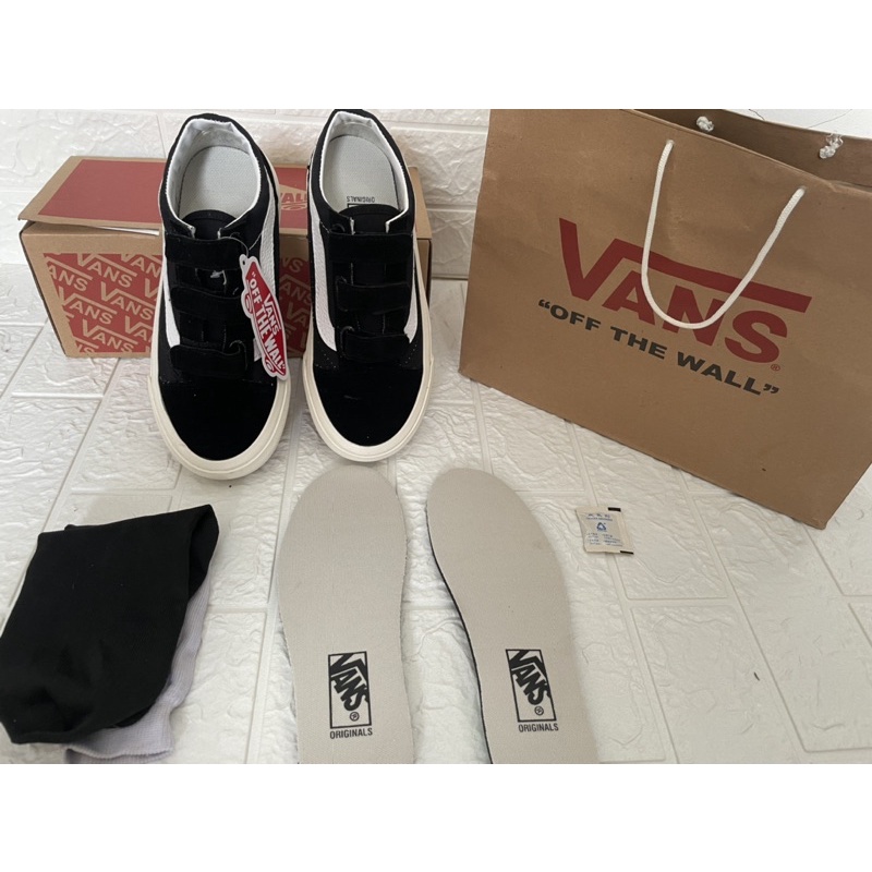 Vans oskol pelcro premium murah impor china