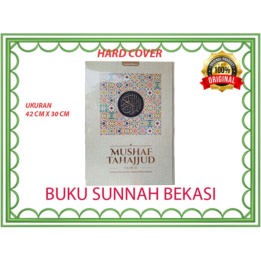 Mushaf Tahajjud TAJWID GRATIS Dudukan Quran | Quran Tahajud | Mushaf Tahajud | Quran Jumbo | Quran Lansia
