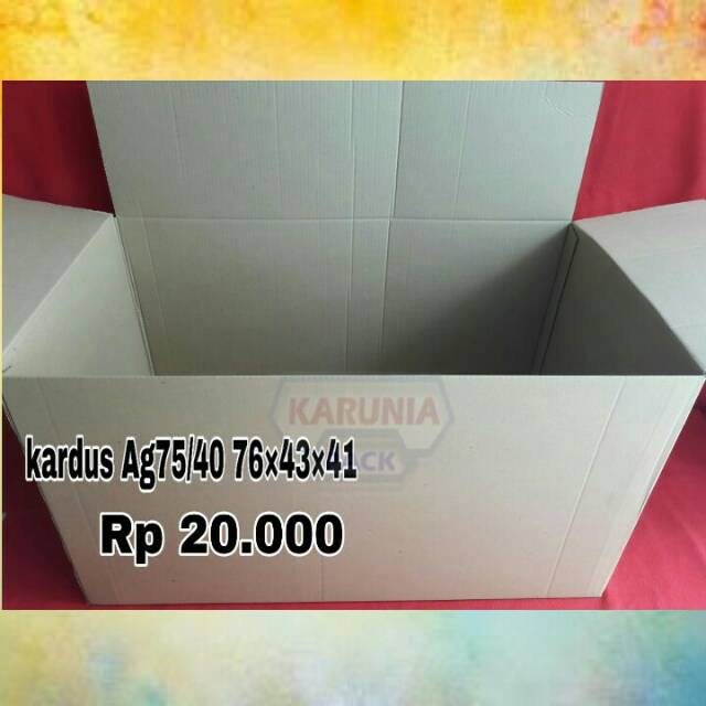 

Kardus box styrofoam (Ag75-40)
