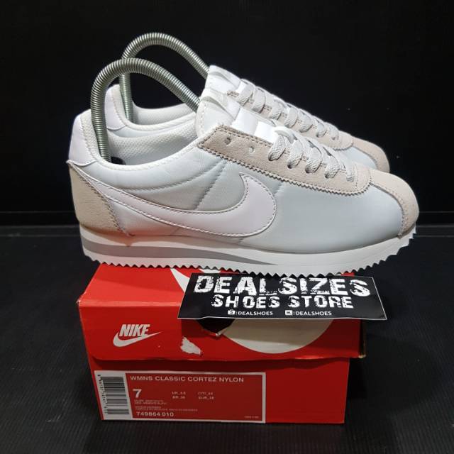 nike cortez gray nylon