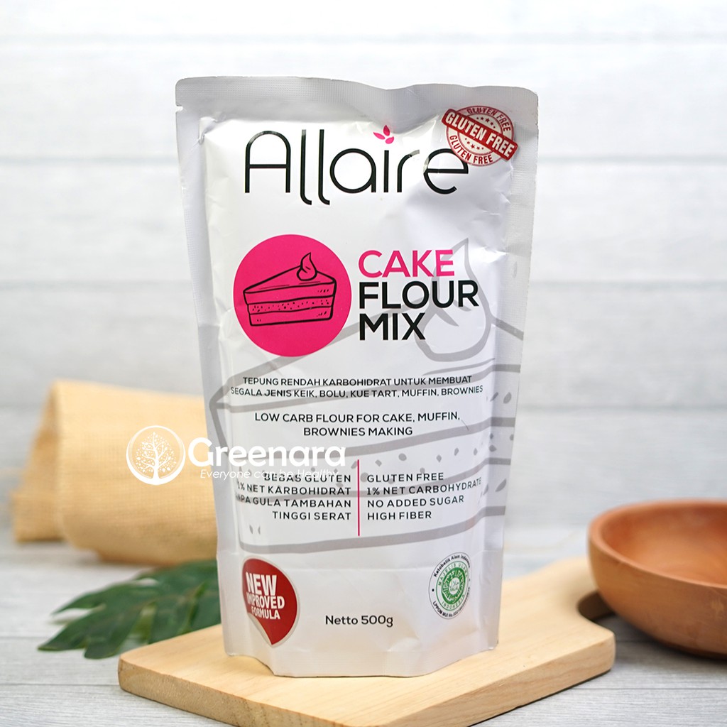 

Alsiha Sehat Alami Organik Kethobetic Cake Flour Mix Tepung Keto untuk Cake 500gr