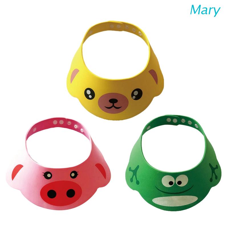 Mary Topi Visor Adjustable Pelindung Mata Bayi / Anak Saat Keramas