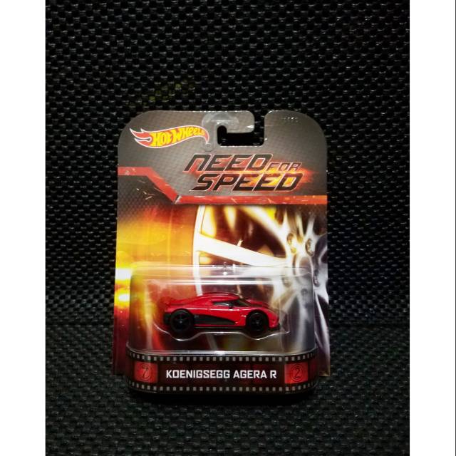 Hot wheels Koenigsegg Agera R Merah need for speed retro
