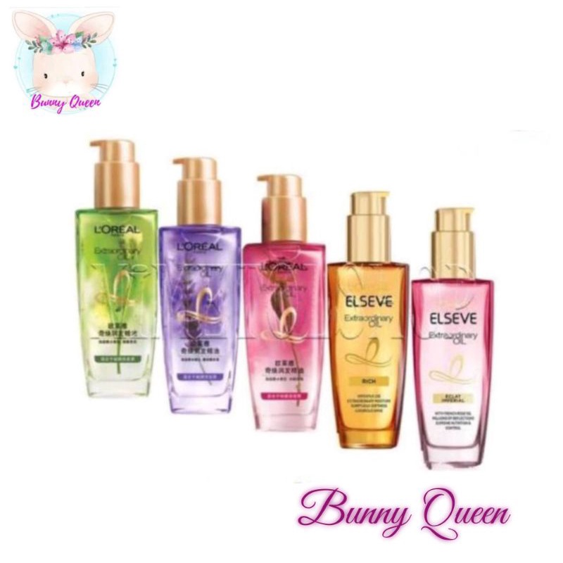 Loreal L'oreal Elseve Extraordinary Oil Gold Pink Floral Lavender Jasmine Rose Hair Serum 100 ml