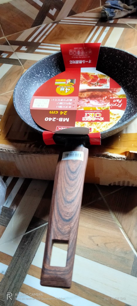 Yoshikawa Panci Ceramic Marble Fry Pan Penggorengan