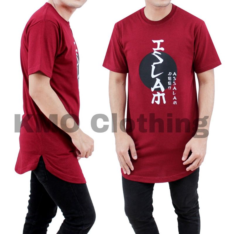 kmo kaos kurta pria kaos muslim kaos hijrah kaos longline pria kaos dakwah