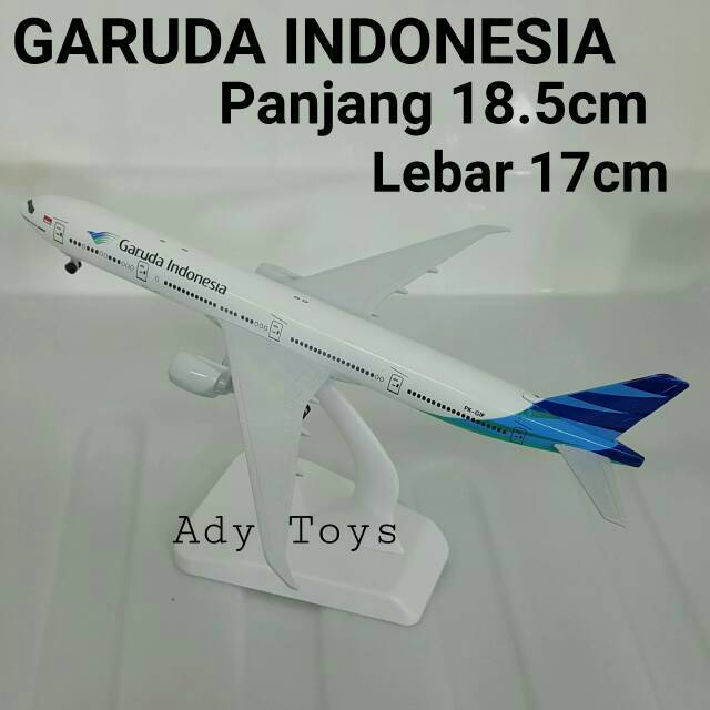 20cm Pesawat GARUDA INDONESIA BOEING 777 B747 B787 A380 B777 MINIATUR DIECAST METAL HADIAH ANAK
