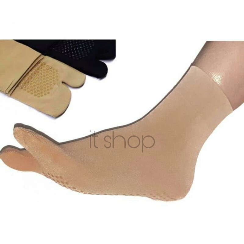 ITSHOPING - Kaos Kaki Jempol Anti Licin Panjang di Atas Mata Kaki Bahan Lembut / Kaus Kaki Anti Slip