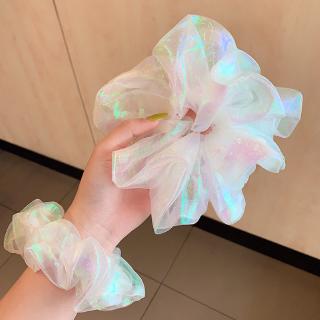Ikat Rambut Elastis Bahan Organza Warna Polos Gaya Ikat Rambut Elastis Bahan Organza Warna Polos Gaya