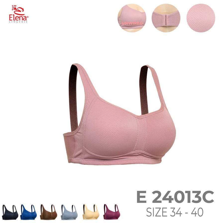 BRA/BH ELENA 24013C TANPA KAWAT BUSA TIPIS CUP C