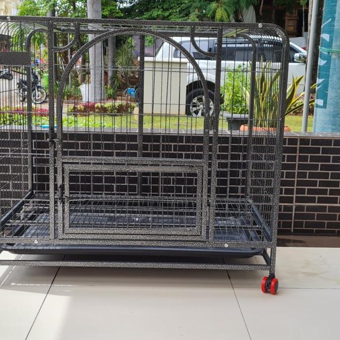 kandang anjing besi kandang knockdown kandang besi ---Murah---