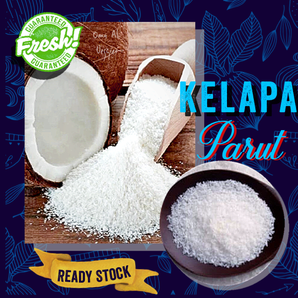 

KELAPA PARUT SEGAR TUA / MUDA / GRATED COCONUT Per 250 Gram