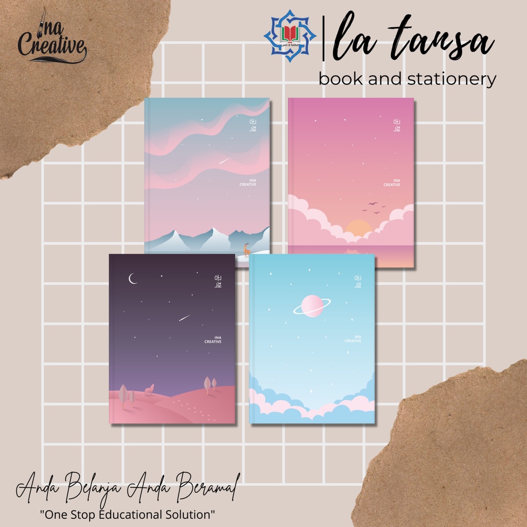 

NOTEBOOK A6 INA CREATIVE K SERIES 002