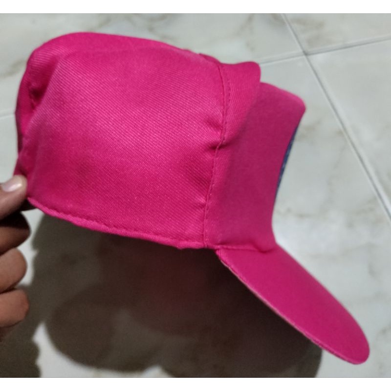 TOPI SABLON TK ( PREMIUM ) Warna : PINK