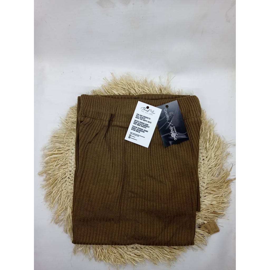 rajut premium, rok span rajut, rok rajut, rok knit rajut premium ALLSIZE BY GALLERAJ-BRONZE