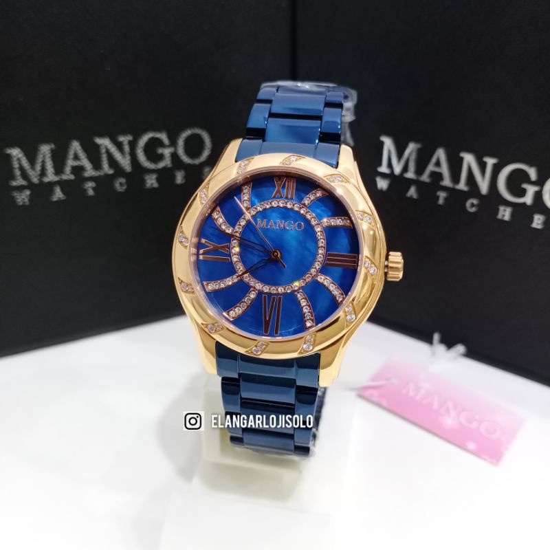 JAM TANGAN WANITA MANGO MA6702L55R ORIGINAL